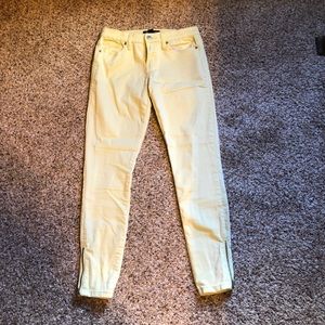 ❤️ Forever 21 lemon yellow jeans